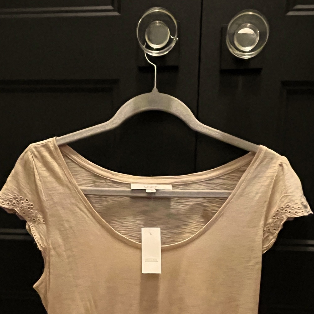NWT Loft size small cream tunic.  Sooo soft and comfortable.